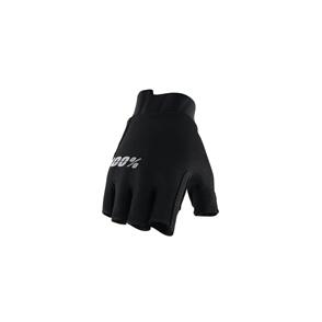 100% 2 EXCEEDA WOMEN'S SF GEL GLOVES SOLID BLACK 