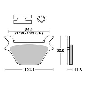 BREMBO BR07HD1011 BREMBO BRAKE PAD