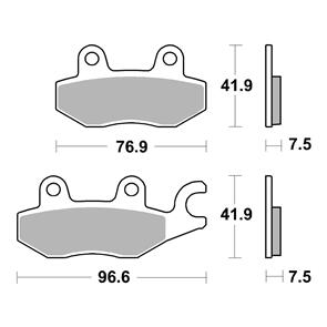BREMBO BR07KA31SA BREMBO BRAKE PAD SINTERED FR