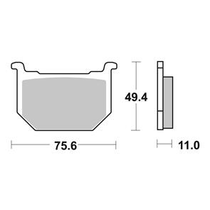 BREMBO BR07SU0312 BREMBO BRAKE PAD