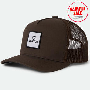 BRIXTON ALPHA BLOCK NP C MP TRUCKER BROWN - SAMPLE