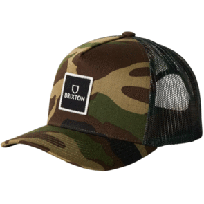 BRIXTON ALPHA BLOCK X C MP MESH CAP CAMO/CAMO