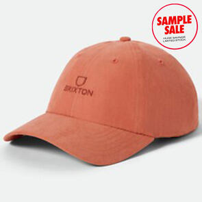 BRIXTON ALPHA NP LP CAP TERRACOTA BRUSHED SATIN - SAMPLE