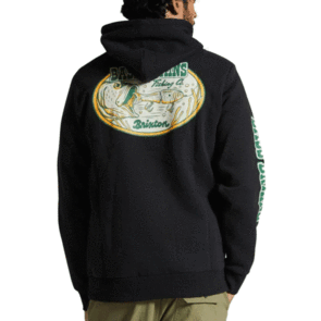 BRIXTON BASS BRAINS SWIM HOOD BLACK