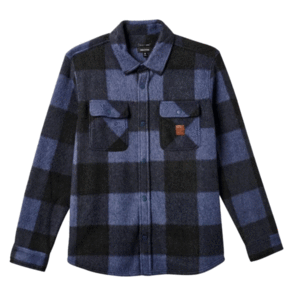 BRIXTON BOWERY L/S ARCTIC STRETCH FLEECE WASHED NAVY/BLACK