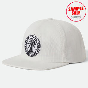 BRIXTON BROADCAST MP SNAPBACK WHITE - SAMPLE