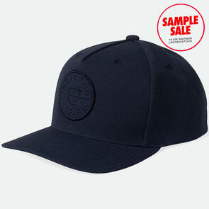 BRIXTON CREST C NETPLUS MP SNAPBACK WASHED NAVY - SAMPLE