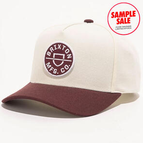 BRIXTON CREST C NETPLUS SNAPBACK PORT OFF WHITE - SAMPLE