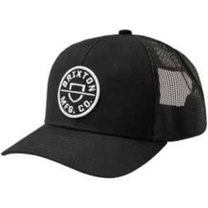 BRIXTON CREST X MP MESH CAP BLACK/BLACK