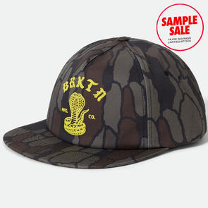 BRIXTON DARVER HP SNAPBACK BARK CAMO - SAMPLE