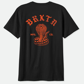 BRIXTON DARVER TEE BLACK