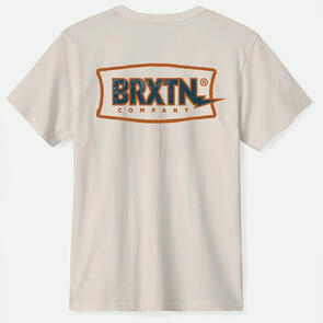 BRIXTON LIGHTNING TEE CREAM