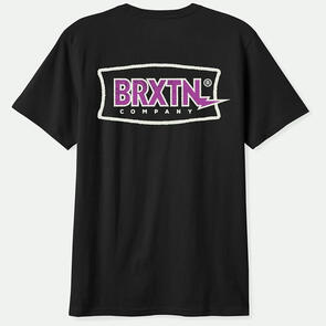 BRIXTON LIGHTNING TEE BLACK