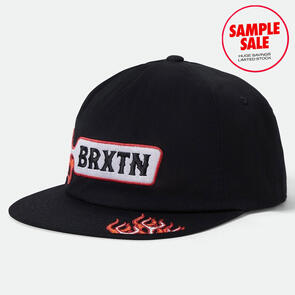 BRIXTON MILLBURN HP SNAPBACK BLACK - SAMPLE