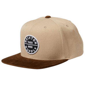 BRIXTON OATH III SNAPBACK KHAKI SEPIA