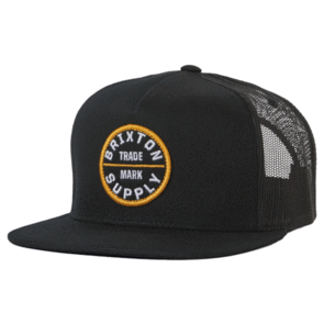 BRIXTON OATH MP TRUCKER HAT BLACK/BLACK