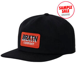 BRIXTON PAYMENT MP SNAPBACK BLACK - SAMPLE