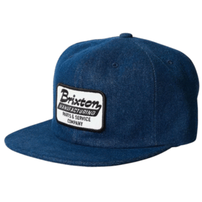 BRIXTON TOWNSHIP NP HP SNAPBACK DENIM RINSE