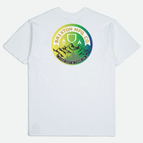 BRIXTON TUNE OUT S/S STT WHITE