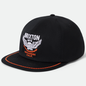 BRIXTON WALLER HP SNAPBACK BLACK