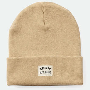 BRIXTON WOODBURN WATCH CAP BEANIE BISCOTTI