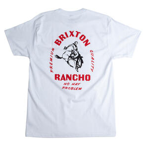 BRIXTON RANCHO S/S TEE WHITE