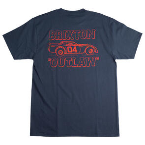 BRIXTON OUTLAW S/S TEE NAVY