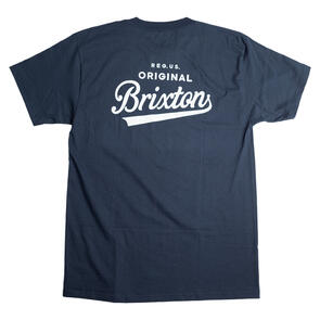 BRIXTON POSTAL S/S TEE NAVY
