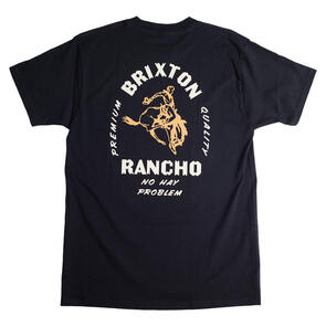 BRIXTON RANCHO S/S TEE BLACK
