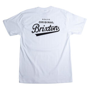 BRIXTON POSTAL S/S TEE WHITE