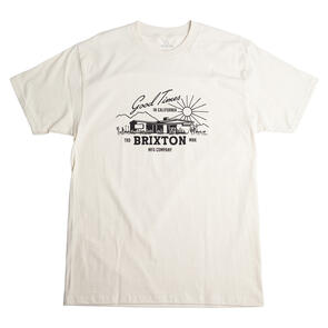 BRIXTON GOOD TIMES S/S TEE CREAM