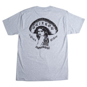 BRIXTON VIVE LIBRE I S/S TEE HEATHER GREY
