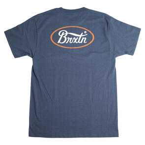 BRIXTON PARSONS S/S TEE NAVY