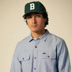 BRIXTON BIG B MP CAP DEEP FOREST FLANNEL