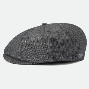 BRIXTON BROOD NEWSBOY SNAP CAP GREY/BLACK