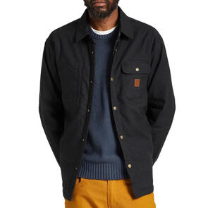 BRIXTON BUILDERS STRETCH LINED JACKET WASHED BLACK