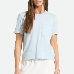 BRIXTON CAREFREE ORGANIC GD PERFECT TEE BLUE AURA