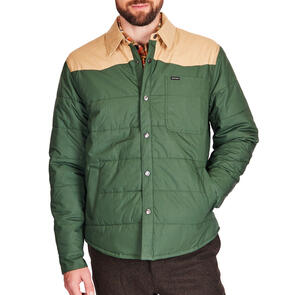 BRIXTON CASS JACKET PINE NEEDLE/SAND