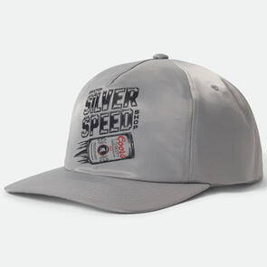 BRIXTON COORS LIGHT SILVER SPEED MP SNAPBACK SILVER