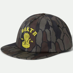 BRIXTON DARVER HP SNAPBACK BARK CAMO