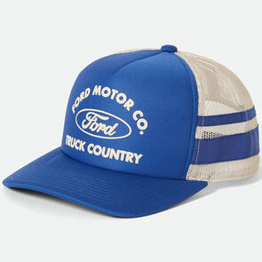 BRIXTON X FORD BUILT TOUGH MP TRUCKER HA FORD BLUE/WIMBLETON WHITE