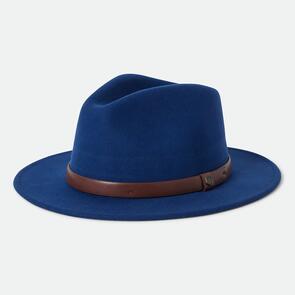 BRIXTON MESSER FEDORA MIDNIGHT BLUE/PINECONE