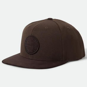 BRIXTON OATH III SNAPBACK PINECONE BROWN/BROWN SUEDE