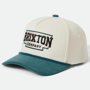 BRIXTON PIERSON C NP MP SNAPBACK NIGHT SAGE/OFF WHITE CORDUROY