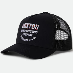 BRIXTON REDOUBT C NP MP TRUCKER HAT BLACK/BLACK