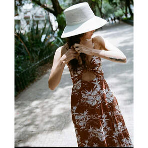 BRIXTON RIVIERA DRESS - SEPIA