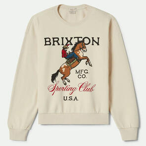 BRIXTON SPORTING CLUB CREW - WHITECAP