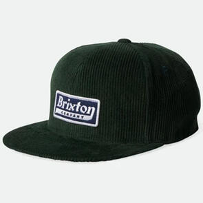 BRIXTON STEADFAST HP SNAPBACK - PINE NEEDLE CORD