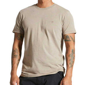 BRIXTON VINTAGE RESERVE S/S TEE CINDER GREY SOL WASH