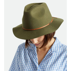 BRIXTON WESLEY FEDORA MILITARY OLIVE